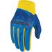 Turquoise/Yellow Arakis Gloves