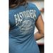 Womens Turquoise Gravel T-Shirt