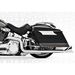 Chrome 33 in. Sharktail Signature True Dual Exhaust System