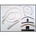 Custom Sterling Chromite II Designer Series Handlebar Installation Kit for Use w/12 in. - 14 in. Ape Hangers