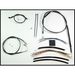 Black Pearl Designer Series Handlebar Installation Kit for Use w/18 in. - 20 in. Ape Hangers (w/ABS)