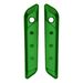 Green Anodized Saddlebag Latch Covers 75pix