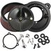 Black Stealth Air Cleaner Kit without Cover For Use w/S&S 58mm Throttle Hog Throttle Body