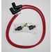 Red/Black Classic Thunder Braided Cloth Wire Set