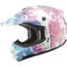 Multi-colored Leopard Divas Snow Gear DSG GM76X Helmet