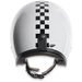 White Checkered Flag RP60 Helmet