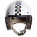 White Checkered Flag RP60 Helmet