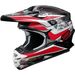 Red/Black/White VFX-W Turmoil TC-1 Helmet