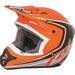 Matte Orange/Black Kinetic Fullspeed Helmet