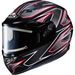 Black/Gray/Red CS-R3 Spike MC-1 Snow Helmet w/Electric Shield