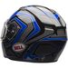 Blue/Titanium Qualifier Machine Snow Helmet w/Dual Lens Shield 