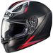 Semi-Flat Black/Red FG-17 Valve MC-1SF Helmet