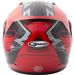 Red/Black MD04 Quadrant Modular Snow Helmet w/Dual Lens Shield
