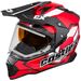 Red Mode Dual-Sport SV Team Snow Helmet w/Electric Shield