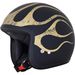 FX-75 Matte Black/Gold Flame Helmet