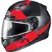 Semi-Flat Black/Red CL-17SN Boost MC-1SF Helmet w/Frameless Dual Lens Shield