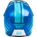 Youth Blue/White Kinetic Thrive Helmet 