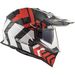 Red/Black/White Pioneer V2 Xtreme Helmet