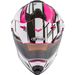 Pink/White/Black AT21S Epic Helmet w/Electric Shield