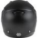 Matte Black MD04S Modular Snow Helmet w/Dual Lens Shield