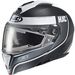 Semi-Flat Black/Gray i90 Davan Modular Snow Helmet w/Electric Shield