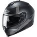 Semi-Flat Black/Gray C70 Eura MC5SF Helmet