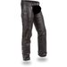 Black Stampede Leather Chaps