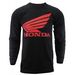 Charcoal Honda Basic Wing Long Sleeve T-Shirt