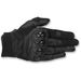 Black Megawatt Hard Knuckle Gloves
