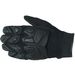 Black Sport Mesh Gloves
