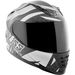 Silver/Black Cat Out'a Hell 2.0 SS1600 Helmet