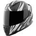 Silver/Black Cat Out'a Hell 2.0 SS1600 Helmet