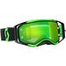 Black/Fluorescent Green Prospect Goggles w/Green Chrome Lens
