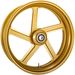 Rear Gold-Ops Pro-Am One-Piece Aluminum Wheel for Single Disc w/ABS