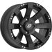 Front/Rear Spyder Black 12x7 Wheel