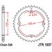 40 Tooth Rear Steel Sprocket For 520 Chain