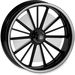 23 in. x 3.5 in. Front Contrast Cut Ops Raider One-Piece Aluminum Wheel for Models w/ ABS (dual disc)