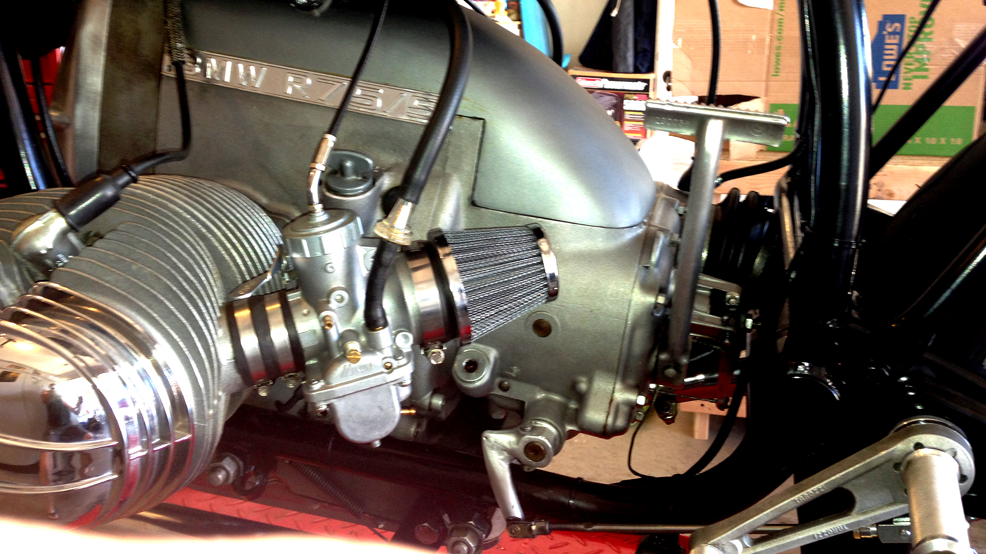 1971 BMW R75/5 – Dennis Kirk – Garage Build