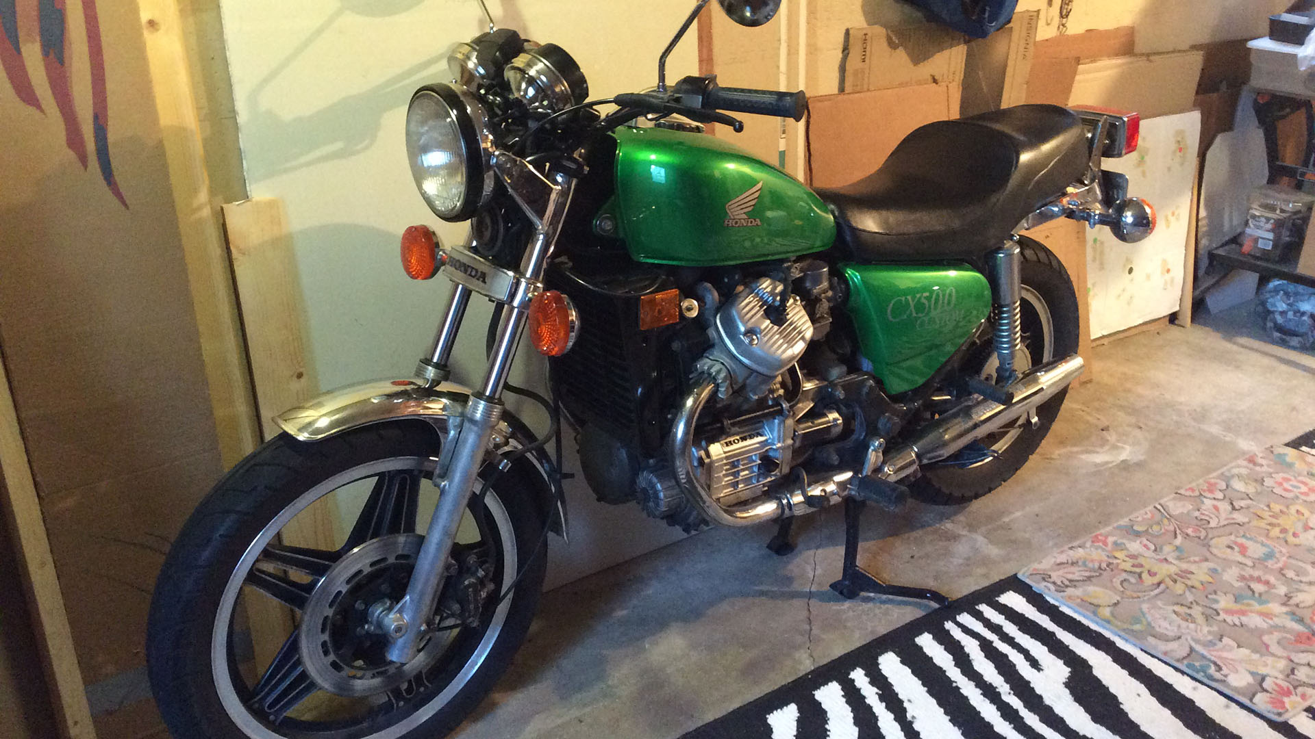 1982 Honda CX500C - Dennis Kirk - Garage Build